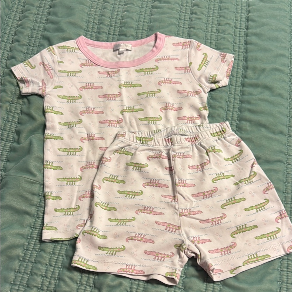 Magnolia Baby Kids Pajamas with Alligator Print